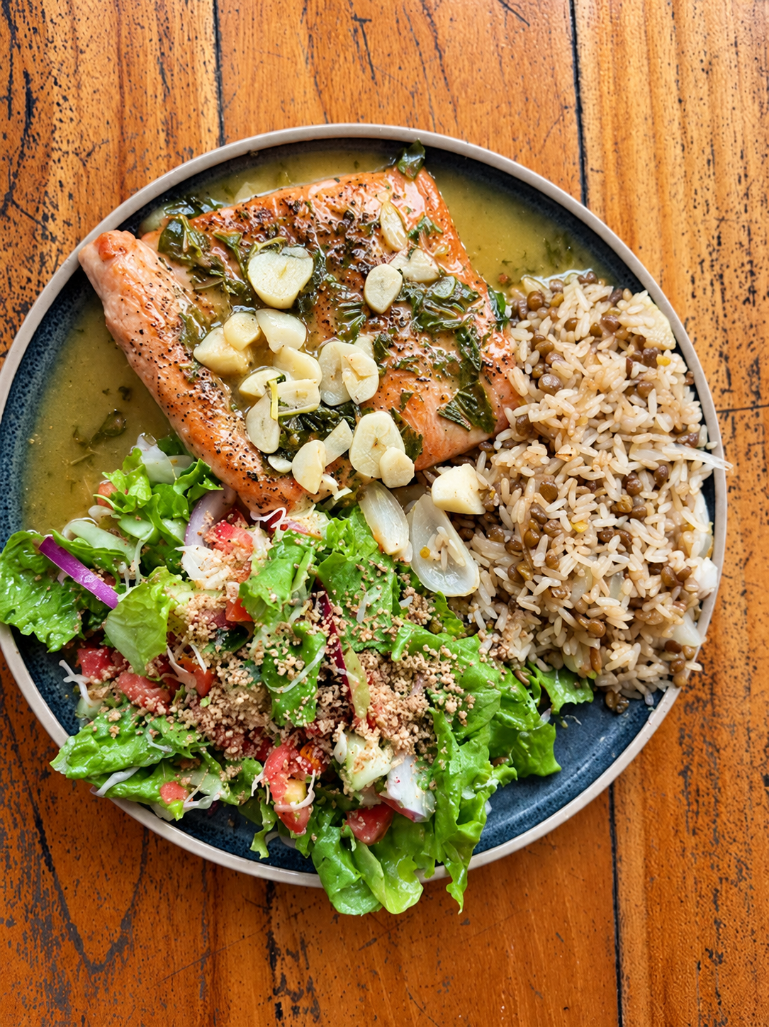 Fresh fish, Mediterranean flavor